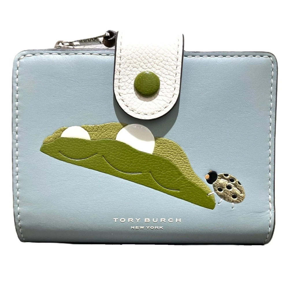 Tory Burch Colorblock Peapod Bifold Wallet - Leather
